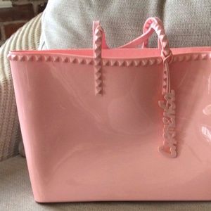ANGELICA LARGE TOTE - baby pink